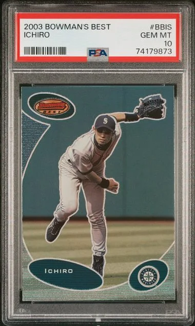 2003 Bowman's Best Ichiro #BBIS card image