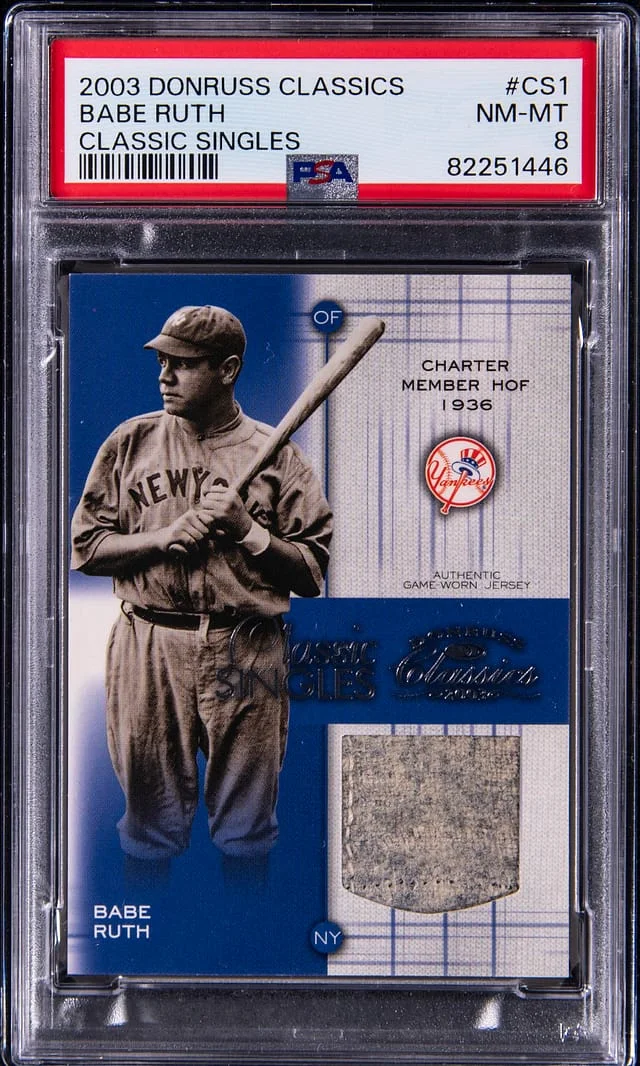 2003 Donruss Babe Ruth Classics Singles #CS1 card image