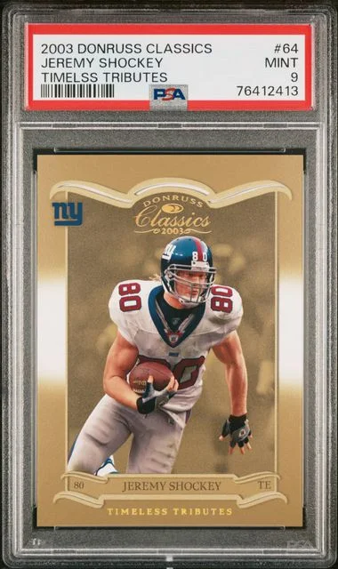 2003 Donruss Jeremy Shockey Classics Timelss Tributes #64 card image