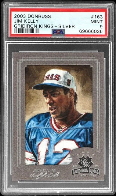 2003 Donruss Jim Kelly Gridiron Kings Silver #163 card image