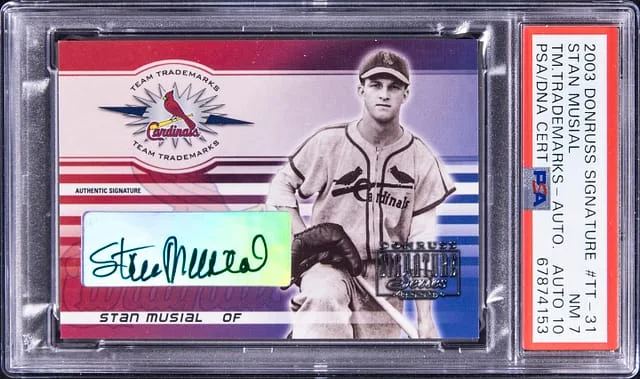 2003 Donruss Stan Musial Signature Series Team Trademarks #TT-31 card image