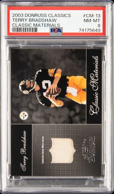 2003 Donruss Terry Bradshaw Classics Classic Materials #CM-13 card image