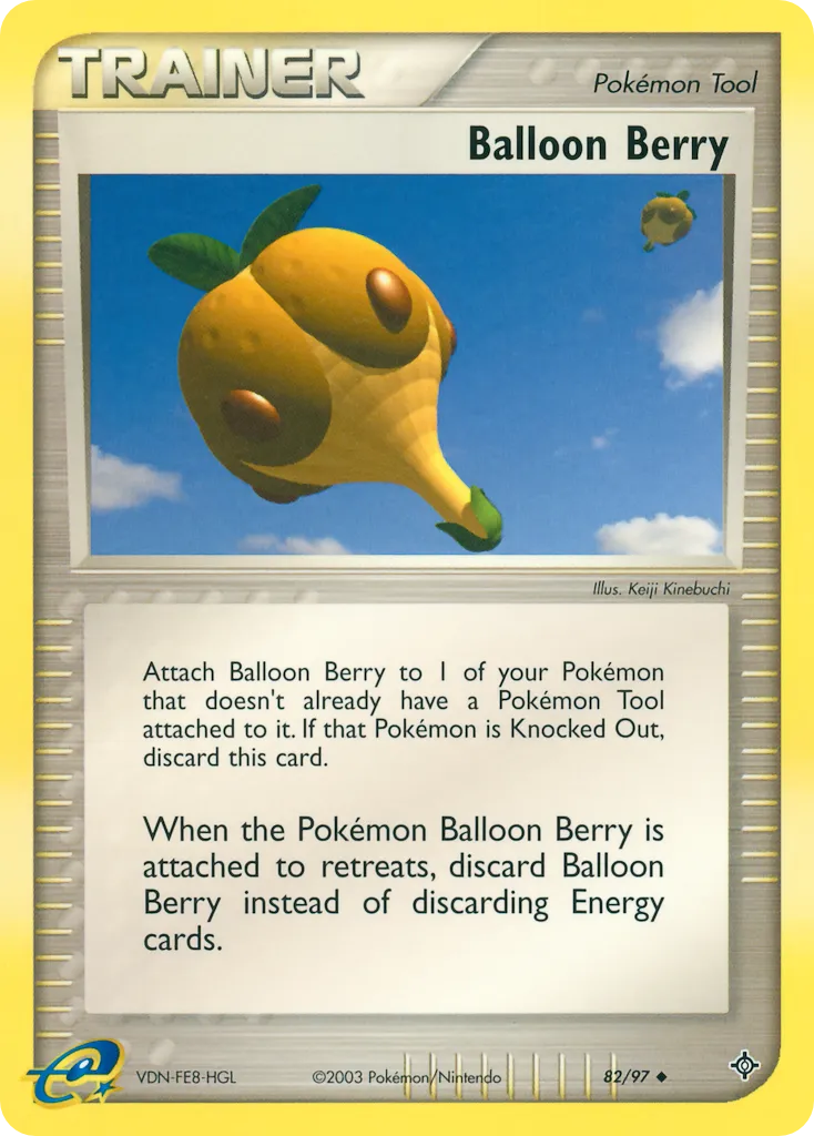 2003 Dragon Balloon Berry Uncommon #82/97 Uncommon card image