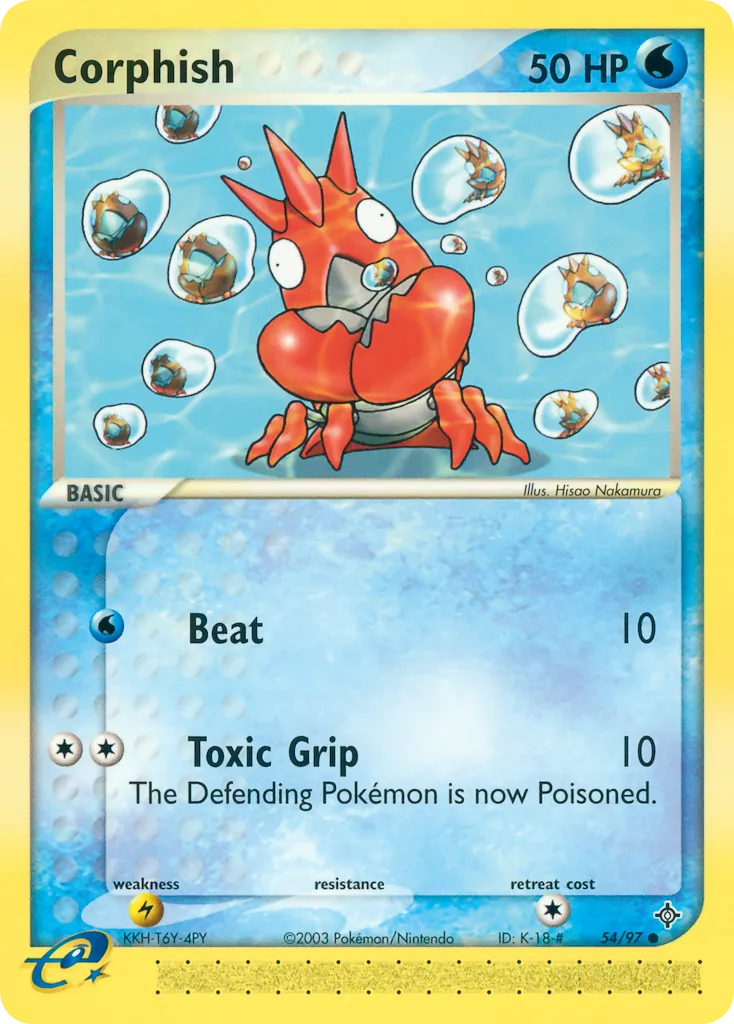 2003 Dragon Corphish #54/97 Common card image