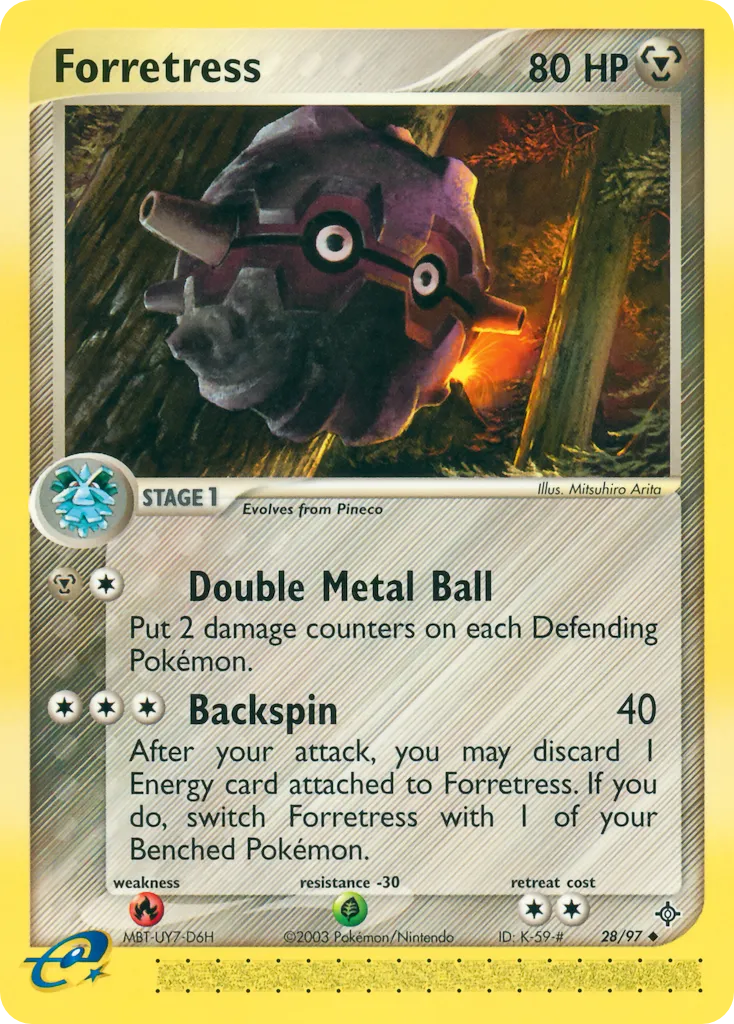 2003 Dragon Forretress Uncommon #28/97 Uncommon card image