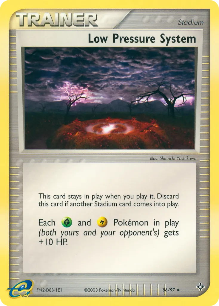 2003 Dragon Low Pressure System Uncommon #86/97 Uncommon card image