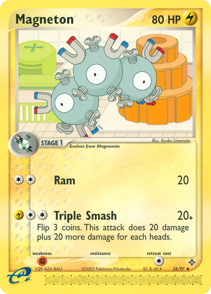 2003 Dragon Magneton Rare #17/97 Rare card image