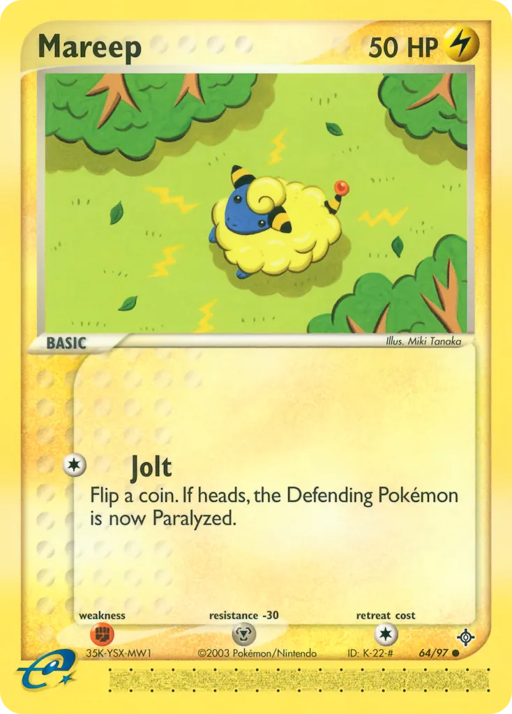 2003 Dragon Mareep Common #64/97 Common card image