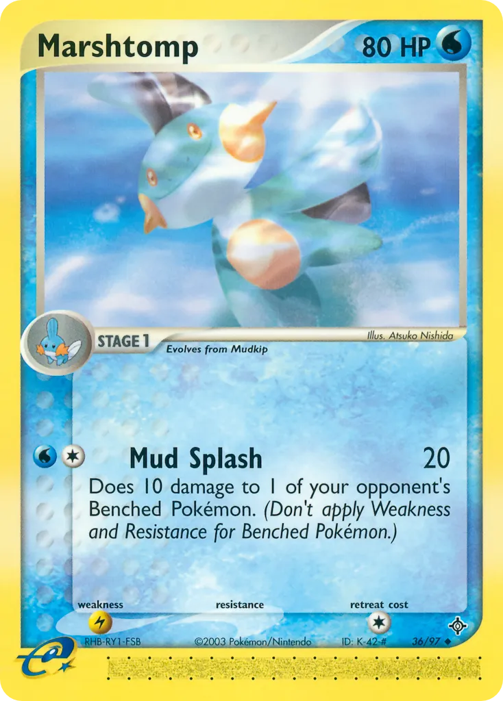 2003 Dragon Marshtomp Uncommon #36/97 Uncommon card image