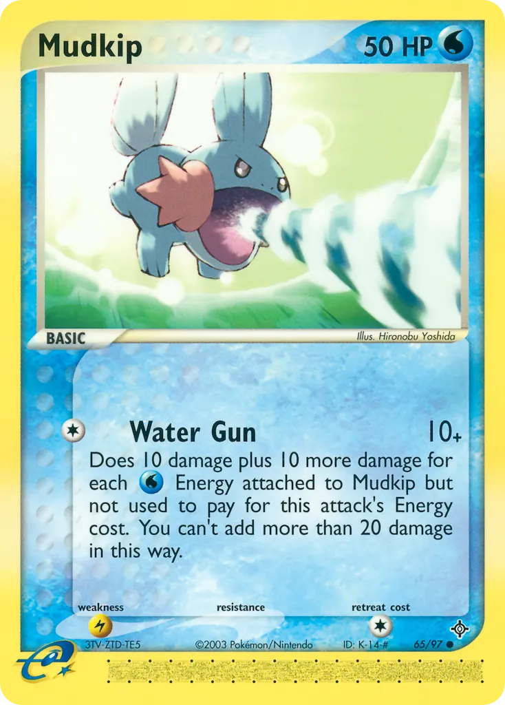 2003 Dragon Mudkip Common #65/97 Common card image