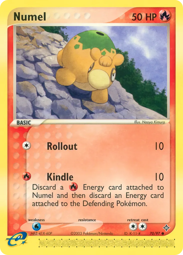 2003 Dragon Numel #70/97 Common card image