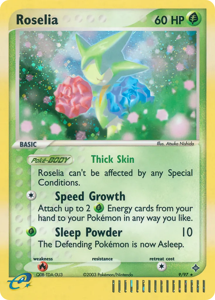 2003 Dragon Roselia Rare Holo #09/97 Rare Holo card image