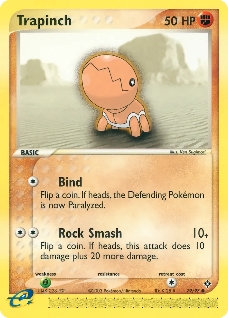 2003 Dragon Trapinch #79/97 Common card image