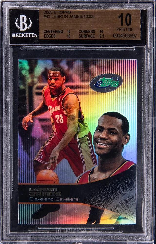 2003 E-Topps LeBron James #43 card image