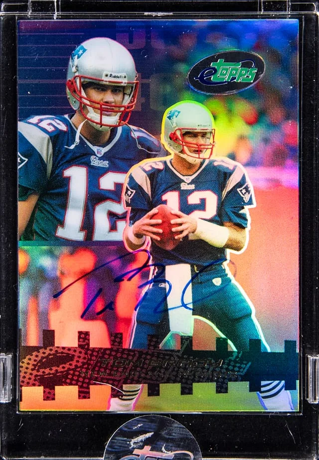 2003 eTopps Tom Brady #55 card image