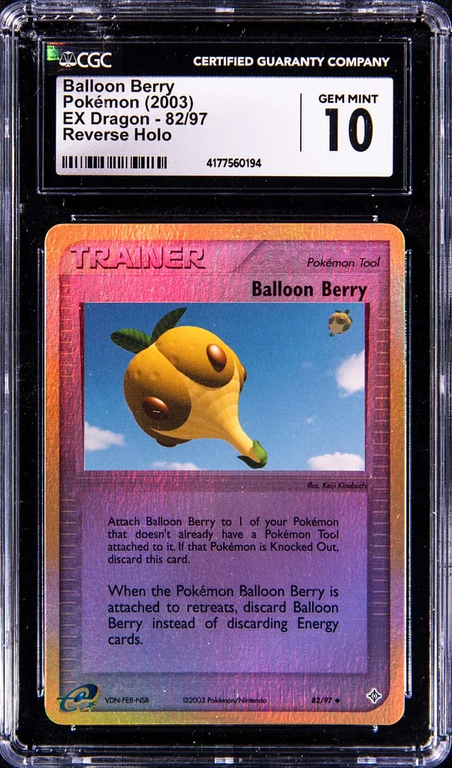2003 EX Dragon Balloon Berry - Reverse Holo #97 card image