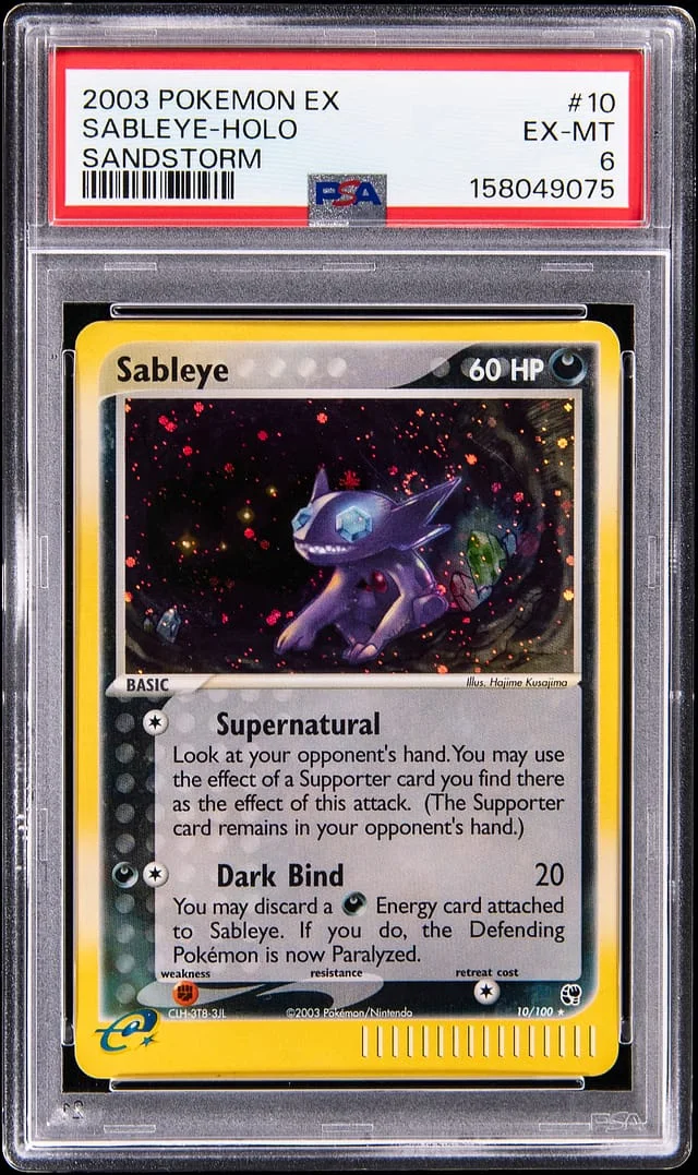 2003 EX Sandstorm Sablleye Holo #10 card image