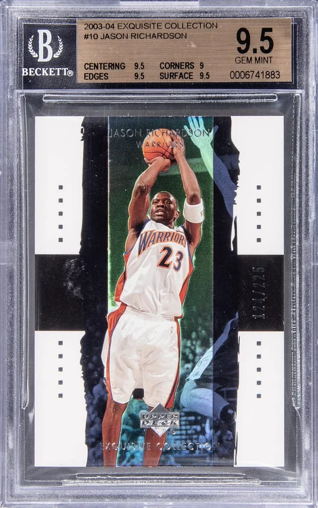 2003 Exquisite Collection Jason Richardson #10 card image