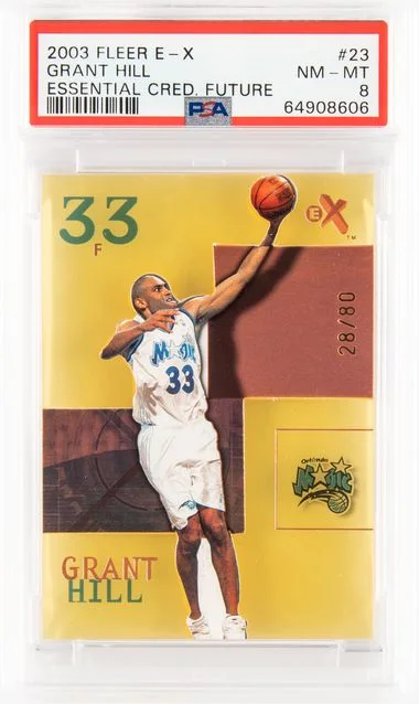 2003 Fleer E-X Grant Hill Essential Credentials Future #23 card image
