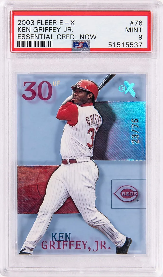 2003 Fleer E-X Ken Griffey Jr. Essential Credentials Now #76 card image