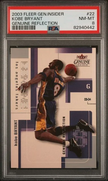 2003 Fleer Genuine Kobe Bryant Insider Genuine Reflection #22 card image
