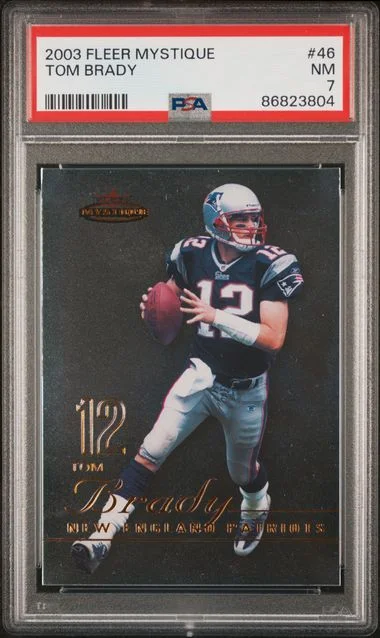 2003 Fleer Mystique Tom Brady #46 card image