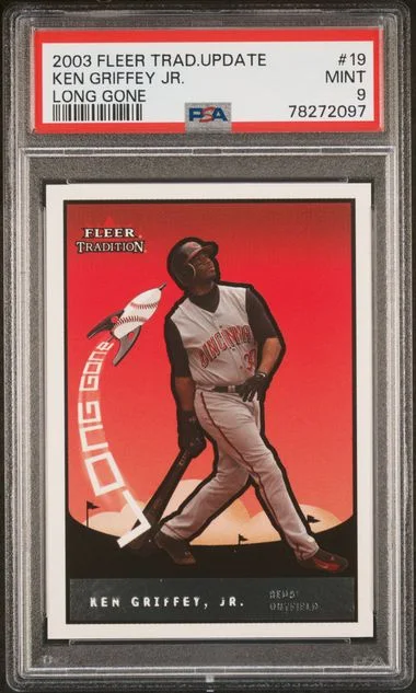 2003 Fleer Tradition Update Ken Griffey Jr. Long Gone #19 card image