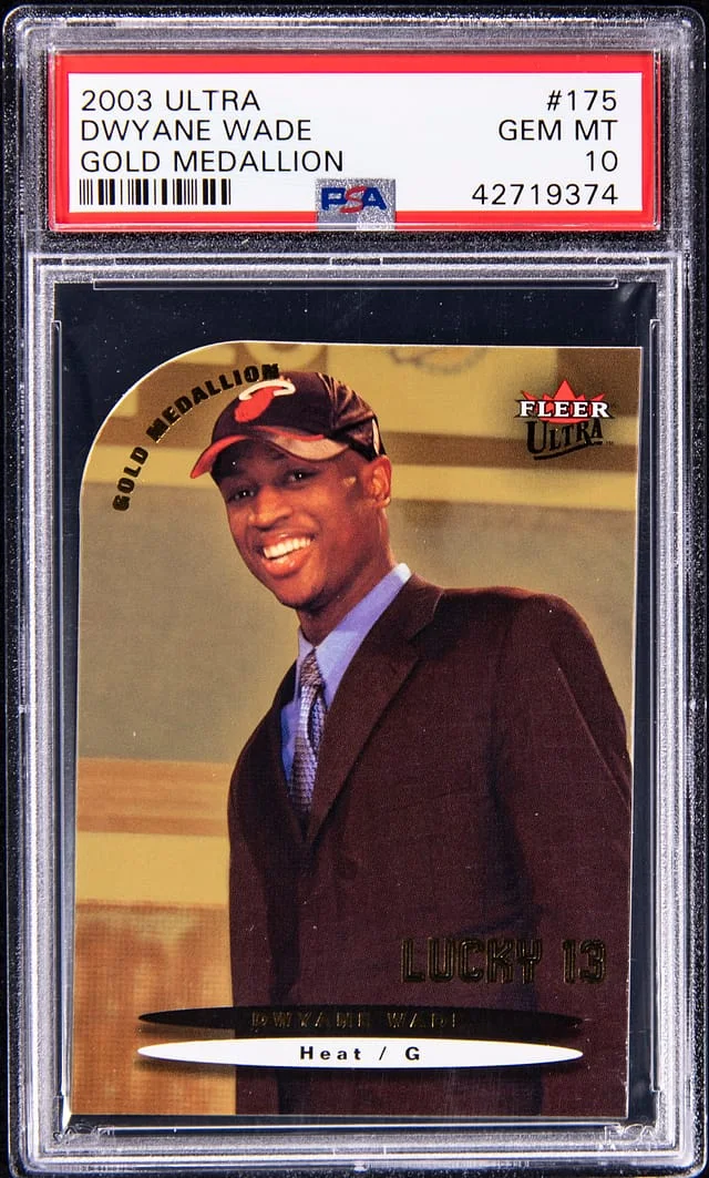 2003 Fleer Ultra Dwyane Wade Gold Medallion #175 card image