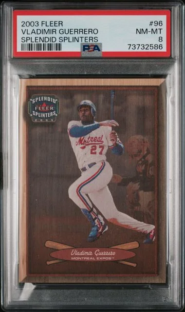2003 Fleer Vladimir Guerrero Splendid Splinters #96 card image