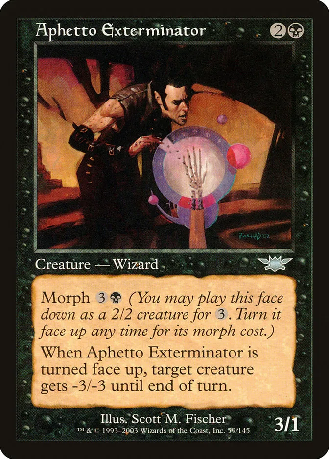 2003 Legions Aphetto Exterminator uncommon #59 unlisted card image