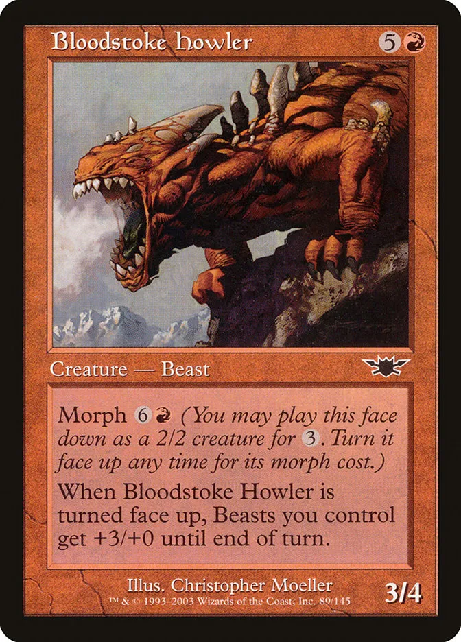2003 Legions Bloodstoke Howler common #89 unlisted card image