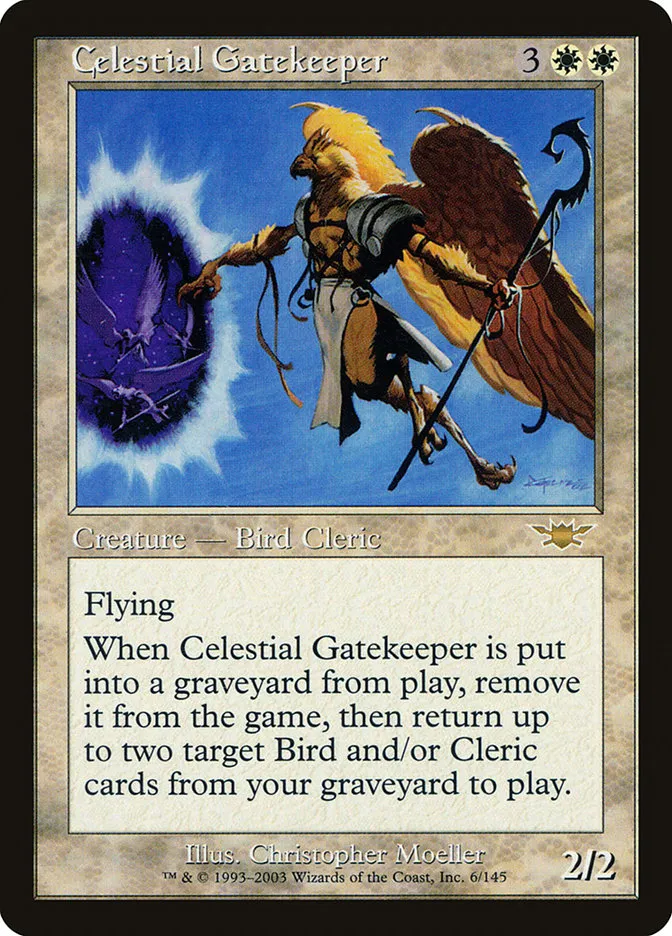 2003 Legions Celestial Gatekeeper rare #6 unlisted card image