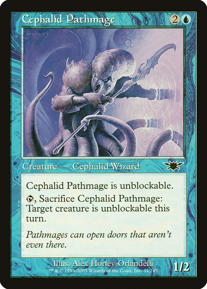 2003 Legions Cephalid Pathmage common #31 unlisted card image