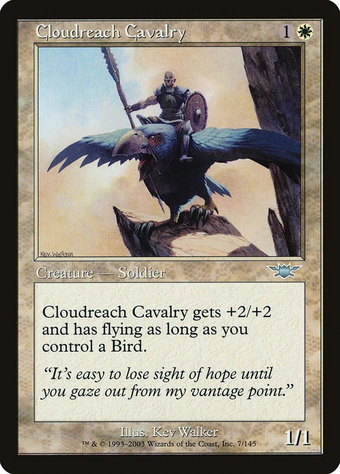 2003 Legions Cloudreach Cavalry uncommon #7 unlisted card image