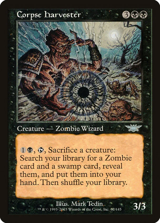 2003 Legions Corpse Harvester uncommon #62 unlisted card image