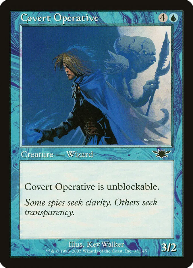 2003 Legions Covert Operative common #33 unlisted card image