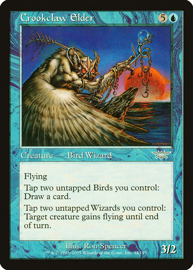 2003 Legions Crookclaw Elder uncommon #34 unlisted card image