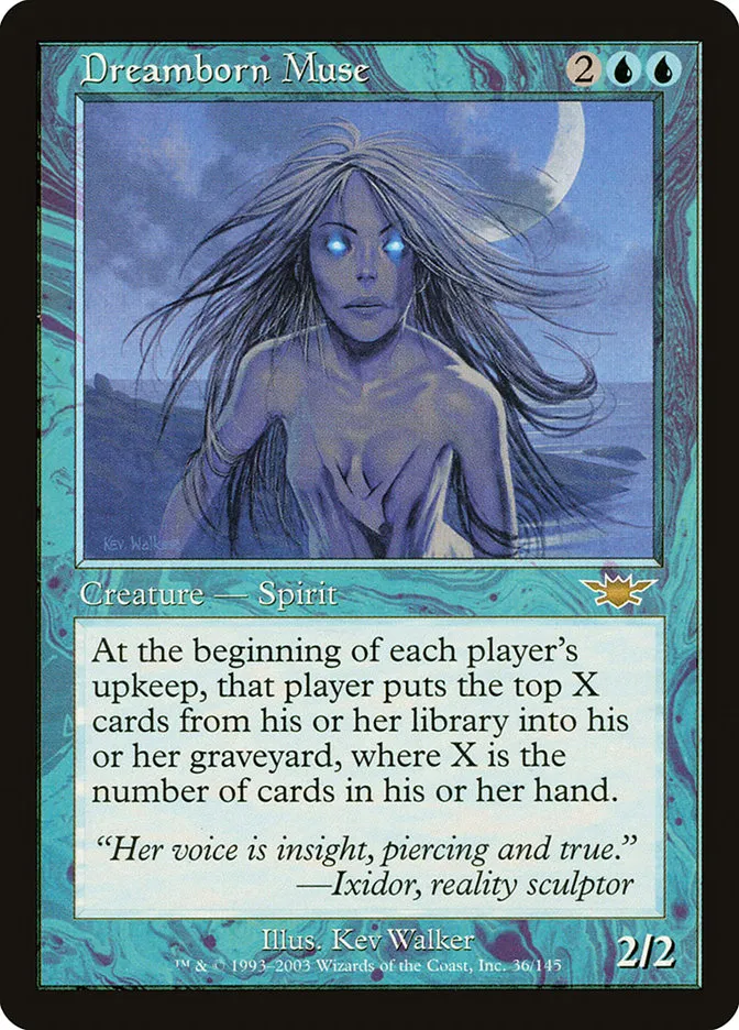 2003 Legions Dreamborn Muse rare #36 unlisted card image