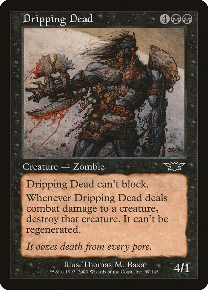 2003 Legions Dripping Dead common #67 unlisted card image
