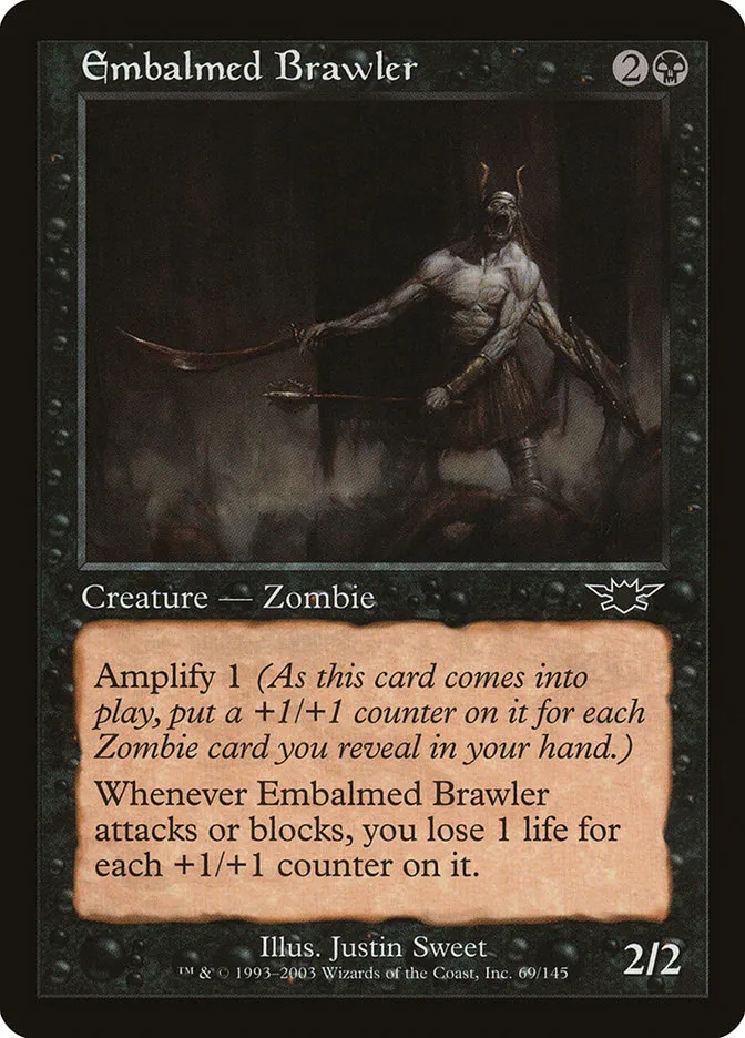 2003 Legions Embalmed Brawler common #69 unlisted card image