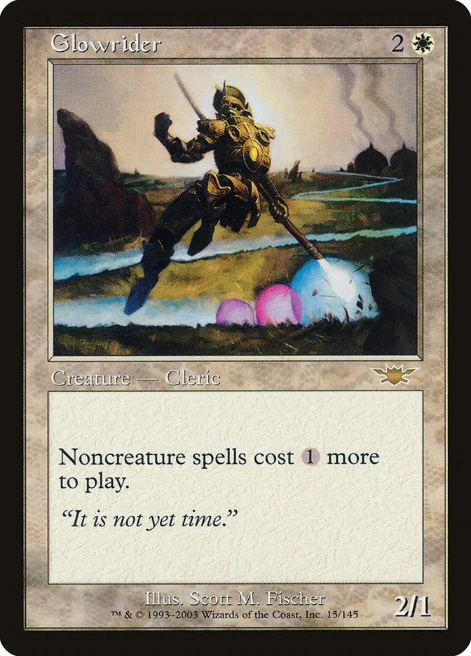 2003 Legions Glowrider rare #15 unlisted card image