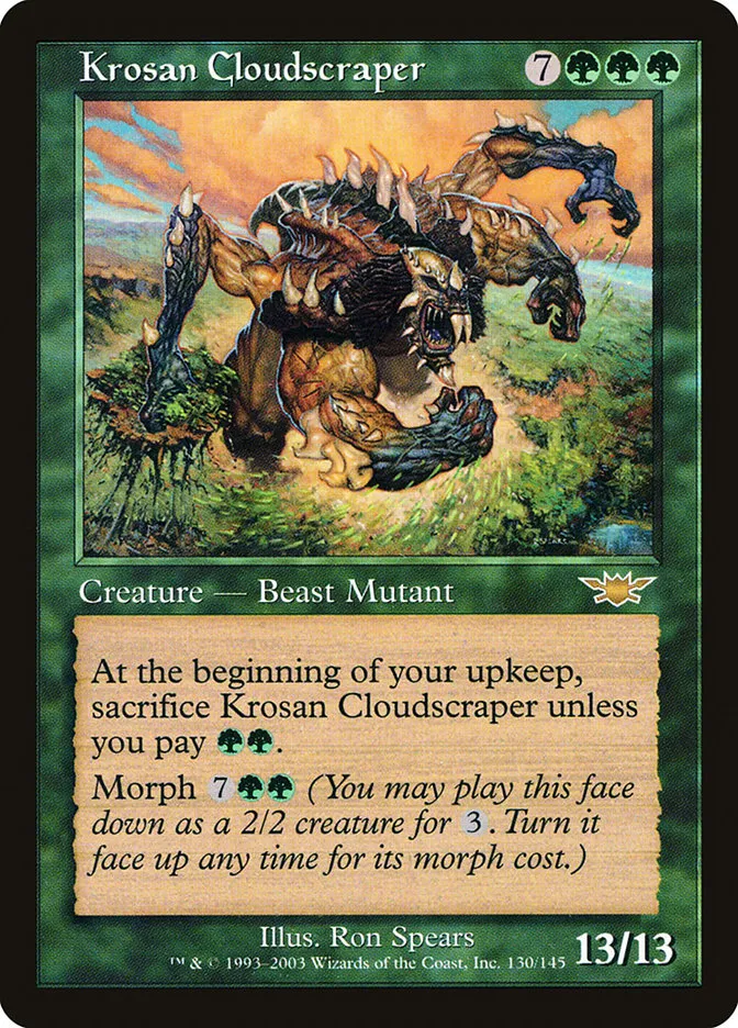 2003 Legions Krosan Cloudscraper rare #130 unlisted card image