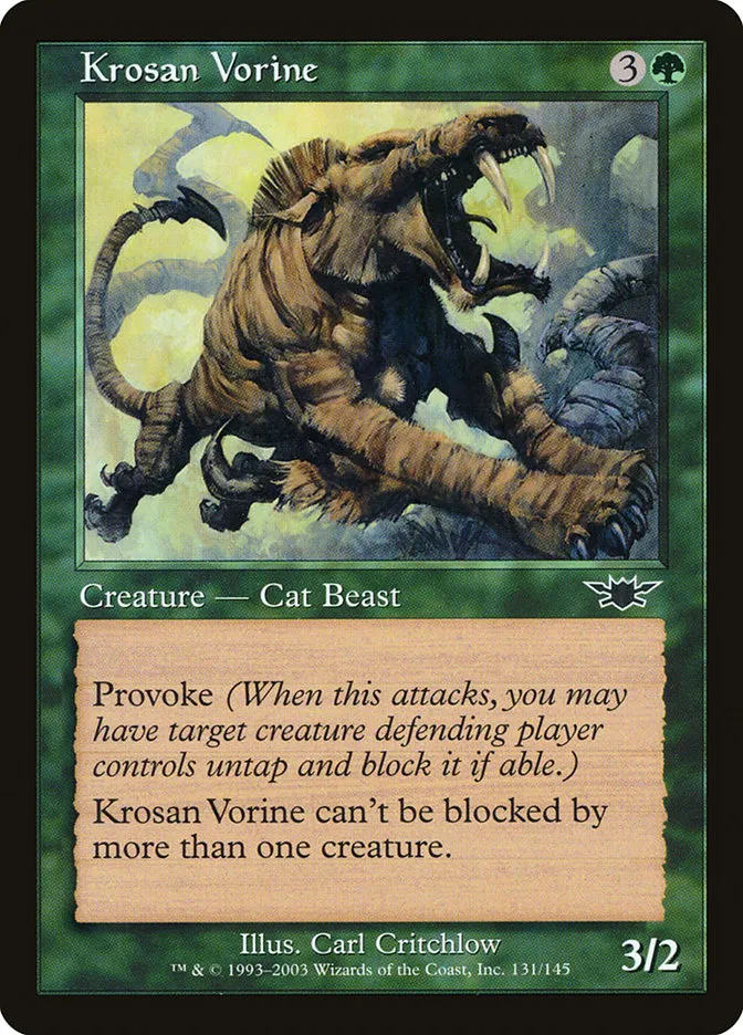 2003 Legions Krosan Vorine common #131 unlisted card image