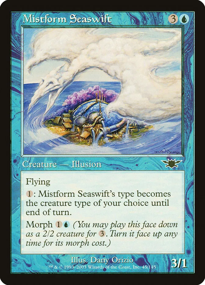 2003 Legions Mistform Seaswift common #45 unlisted card image
