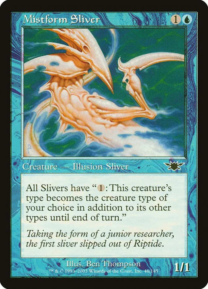 2003 Legions Mistform Sliver common #46 unlisted card image