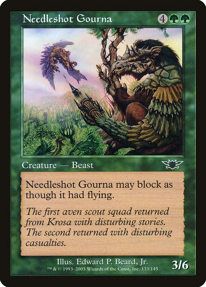 2003 Legions Needleshot Gourna common #133 unlisted card image