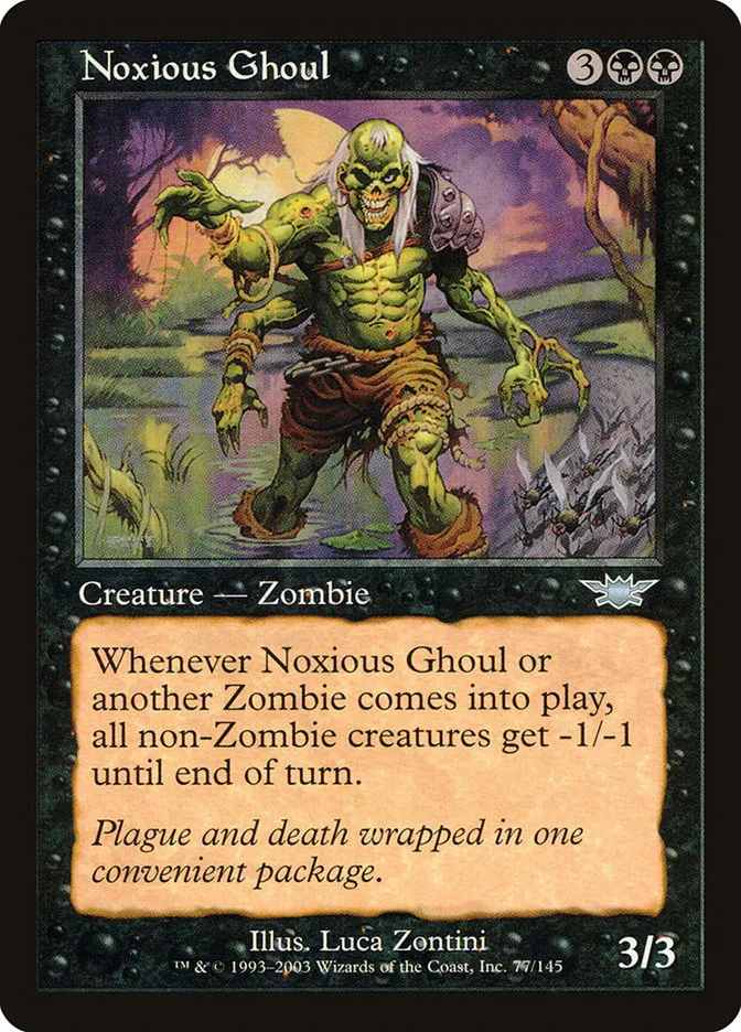 2003 Legions Noxious Ghoul uncommon #77 unlisted card image