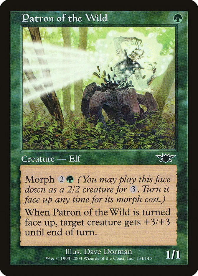 2003 Legions Patron of the Wild common #134 unlisted card image