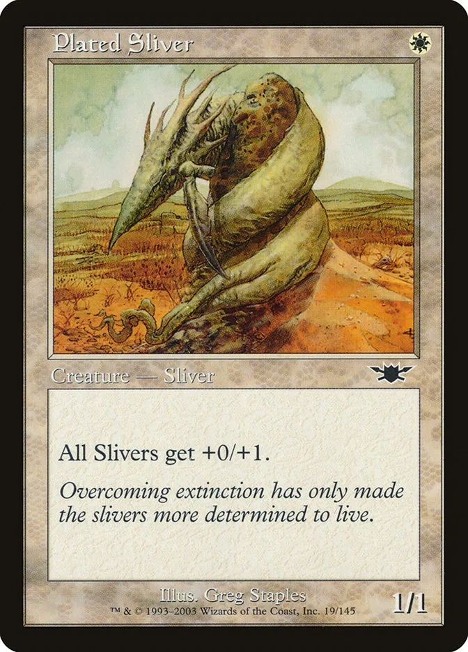 2003 Legions Plated Sliver common #19 unlisted card image
