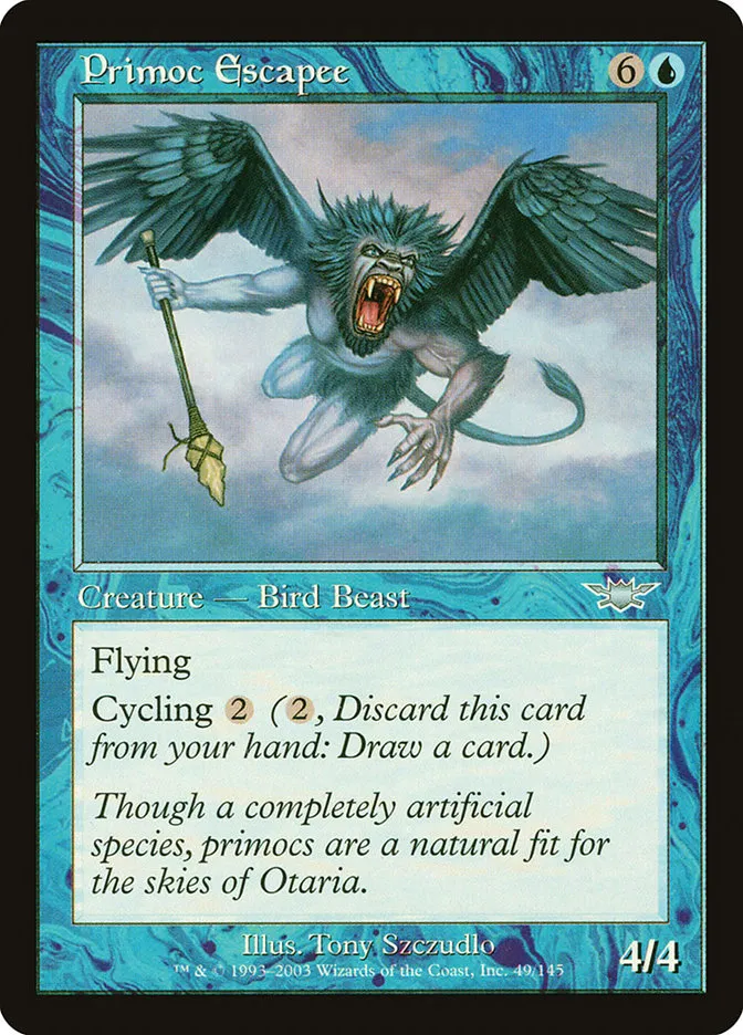 2003 Legions Primoc Escapee uncommon #49 unlisted card image